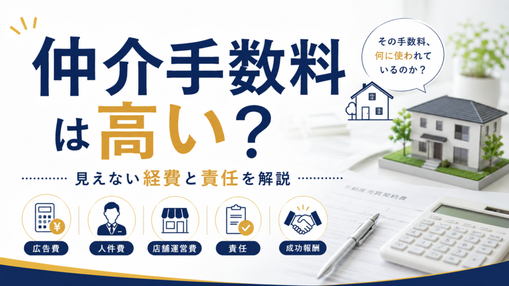 不動産売買の仲介手数料について